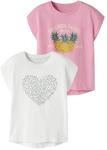 Name It T-Shirt "NKFVIGEA 2P CAPSL TOP J" Packung, 2 Baumwolle, regular fit