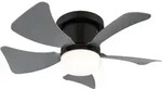 GLOBO LIGHTING Deckenleuchte "HINES", schwarz grau, &Oslash; 40,6cm H: 13cm, 1 Stk.,