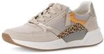Sneaker GABOR "Sneaker low", Damen, Gr. 37, beige, Schuhe Sneaker