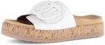 Pantolette GABOR "Pantolette", Damen, Gr. 37, wei&szlig;, Schuhe Pantolette