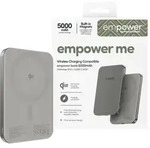 Powerbank "empower Bank 5000 mAh", titan, 3,85 V 5.000mAh, EMPOWER BY PANZERGLASS,
