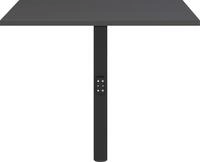 Tischelement GERMANIA "Mailand", grau (graphit, schwarz, graphit), B:80cm H:91cm
