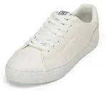 Sneaker MARC O'POLO "aus fein genarbtem Rindleder", Herren, Gr. 41, wei&szlig;,