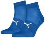 PUMA Kurzsocken "PUMA UNISEX SPORT LIGHT QUARTER 2P" 2 Paar, mit verst&auml;rktem Fersen-