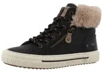 Winterboots MUSTANG SHOES "Kalua", Damen, Gr. 36, schwarz, Lederimitat, Textil,