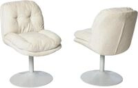 Jahnke Schalenstuhl "KISS TWIST DUO" () 2er Set, drehbar, gepolstert, Metallgestell,