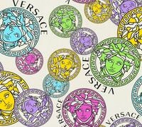 Versace Vliestapete "Wallpaper Versace 5 Medusakopf" abstrakt gemustert leicht