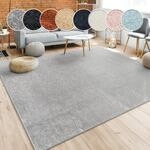 Paco Home Teppich "Porto 890" rechteckig 13 mm H&ouml;he Kurzflor, Uni-Farben, ideal im