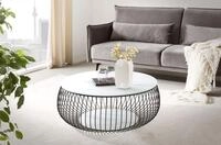 SalesFever Couchtisch "Coffeetable Wohnzimmertisch im minimalistischen Stil" 10 mm