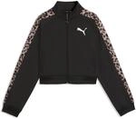 Sweatjacke PUMA "T7 Animal Relaxed Trainingsjacke M&auml;dchen", M&auml;dchen, Gr. 176,