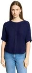 Kurzarmshirt BETTY BARCLAY "Damen kurzarm", Damen, Gr. 36, ocean cavern, Strick,