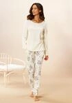 Pyjama VIVANCE DREAMS, Damen, Gr. 48/50, beige, Single Jersey, Obermaterial:...