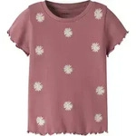 T-Shirt NAME IT "NMFJOLEMO SS SLIM TOP BOX", M&auml;dchen, Gr. 92, rosa (mesa rose),