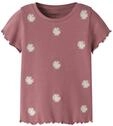 T-Shirt NAME IT "NMFJOLEMO SS SLIM TOP BOX", M&auml;dchen, Gr. 92, rosa (mesa rose),