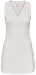 Spitzenkleid ONLY "ONLSMILLA S/L V-NECK DRESS JRS", Damen, Gr. M, N-Gr, cloud dancer,
