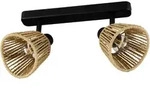 EGLO Deckenleuchte "KEELBY Spotlampe - Stahl - E14 - 2X40W - IP20", schwarz, 2, H: