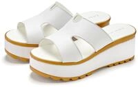 LASCANA Pantolette "Sandale, Sommerschuh, Mule, offener Schuh," NEU aus Leder mit