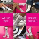 Socken HUDSON "socke Weekly Box", Damen, Gr. 35-38, bunt (sortiment 9990),
