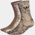 Sportsocken ADIDAS ORIGINALS "TIE DYE CR S 3P", Damen, Gr. M (40/42), utility