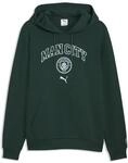 Hoodie PUMA "Manchester City FtblCulture Hoodie Herren", Herren, Gr. S, gr&uuml;n (gr&uuml;n