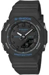 Chronograph CASIO G-SHOCK, schwarz, blau, Armbanduhren, Damen, Chronograph, Quarzuhr,