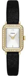 Quarzuhr FOSSIL "Raquel", schwarz, goldfarben, Armbanduhren, Damen, Quarzuhr,