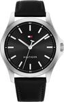 Quarzuhr TOMMY HILFIGER "BRUCE", schwarz, Armbanduhren, Herren, Quarzuhr,...