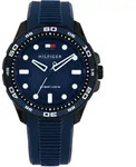 Quarzuhr TOMMY HILFIGER "TH Regatta", blau, Armbanduhren, Herren, Quarzuhr,