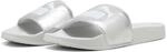 Badesandale PUMA "LEADCAT 2.0 METALLIC WHISPER", Damen, Gr. 37, silber (puma silber,