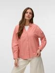 Vero Moda Langarmbluse "VMNORMA LS CHAMBRAY SHIRT" Baumwolle, loose fit
