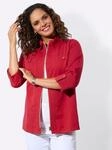 Jeansbluse CASUAL LOOKS, Damen, Gr. 38, erdbeere, 100% Baumwolle, unifarben,...