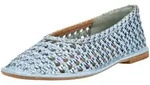 Ballerina GIOSEPPO "GIOSEPPO Ballerinas Leder", Damen, Gr. 37, hellblau, Leder,