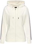 Kapuzensweatjacke H.I.S, Damen, Gr. XL (48/50), ecru, Interlock, Obermaterial:...
