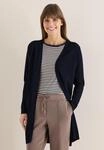 Cardigan CECIL, Damen, Gr. XS (36), universal blau, Web, 60% Baumwolle, 40%...