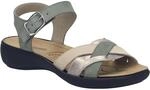 Sandale JOSEF SEIBEL "Ibiza 16, mint-multi", Damen, Gr. 35, gr&uuml;n (mint, multi),
