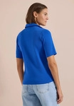 Poloshirt CECIL, Damen, Gr. S (38), blau (surf blau), Web, 100% Baumwolle,...