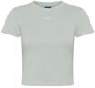 T-Shirt HUGO "Baby Tee", Damen, Gr. M, open gr&uuml;n 381, Single Jersey,...