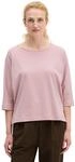 T-Shirt MARC O'POLO "aus Feinstrick-Jersey", Damen, Gr. S, rosa (mild rose),