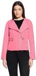 Jackenblazer BETTY BARCLAY "Damen mit Rei&szlig;verschluss", Damen, Gr. 42, pink, Taft,