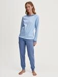 Schlafanzug CALIDA "Midnight Love", Damen, Gr. L (48/50), scandinavian, Interlock,