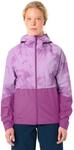 Regenjacke VAUDE "WOMEN'S LOAMER RAIN JACKET", Damen, Gr. 38, lila (raspberry),