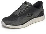 Slip-On Sneaker SKECHERS "TRACK", Herren, Gr. 41, grau (oliv, schwarz),...