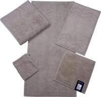 ROSS G&auml;stehandtuch "Cashmere feeling" 100% Baumwolle, mit Wellen-Bord&uuml;re,...