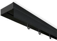Gardinenschiene SN DECO GROUP "Vorhangschiene SH mit Blende" Gr. 12, schwarz,...