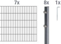 Alberts Doppelstabmattenzaun "Grundset" H&ouml;he: 80-200 cm, Gesamtl&auml;nge: 4-30 m, zum