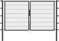 Alberts Zaundoppelt&uuml;r "Flexo" 250 cm Breite, in versch. H&ouml;hen