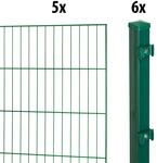 GARDEN N MORE Einstabmattenzaun "Standard" 5 Elemente f&uuml;r 10 m, LxH: 200 x 103...