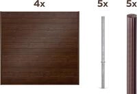 Alberts Dichtzaun "Palitio, Profilh&ouml;he 150 mm" Aluminium, verschiedene Dekore...