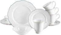 CreaTable Kombiservice "Florine Bunt, Service 16-tlg." Elegant, Klassische Form, Zart