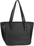 Gabor Shopper "Galinna" weiches Lederimitat mit Metalldetails und Kontrastn&auml;hten